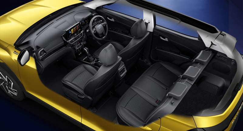 Mahindra XUV3XO: Interior Design