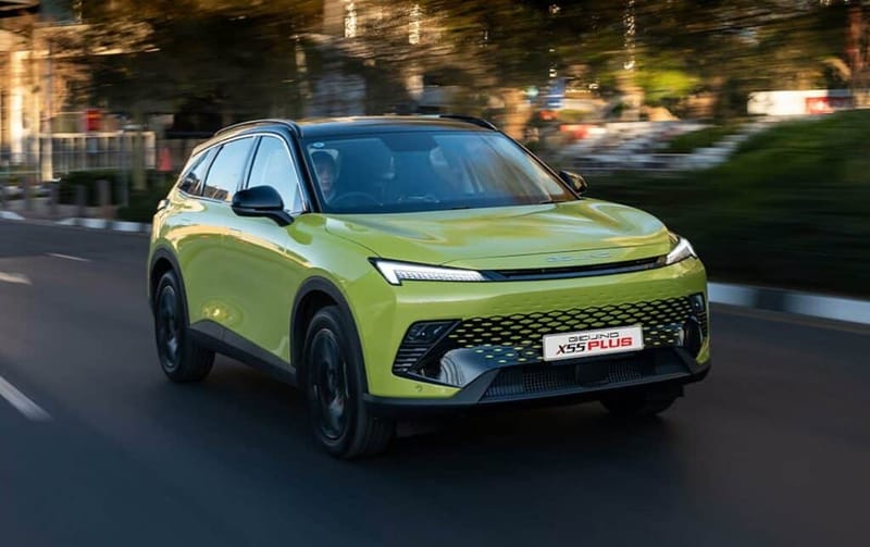 BAIC X55 Plus: Striking Exterior Design