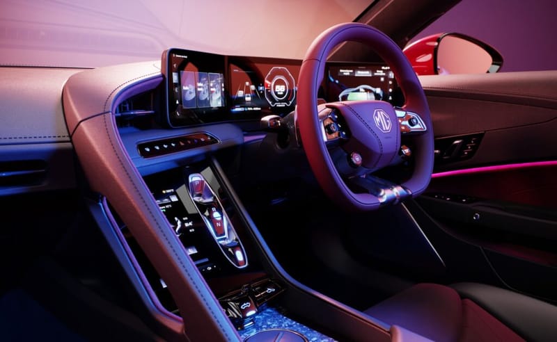 MG Cyberster: xNext-Level Connectivity and Infotainment