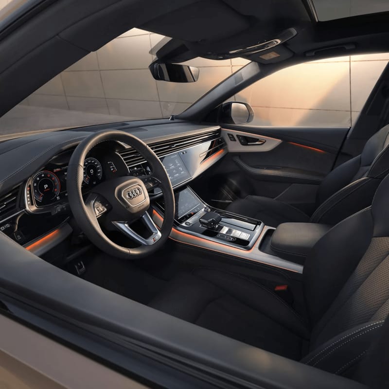Audi Q8: Luxurious and Spacious Interior